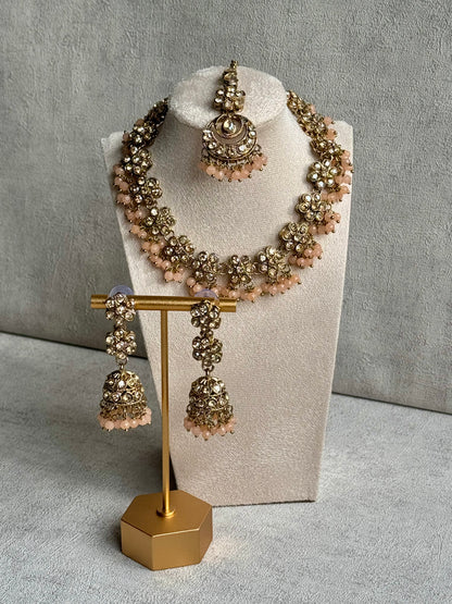 Ayura Designs Asima Set in Champagne Peach - Perfect For Any Occasion