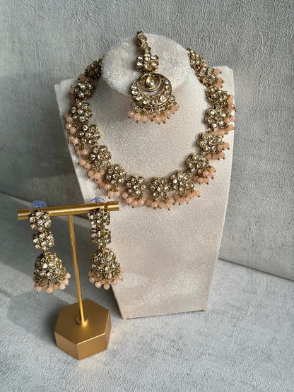 Ayura Designs Asima Set in Champagne Peach - Perfect For Any Occasion