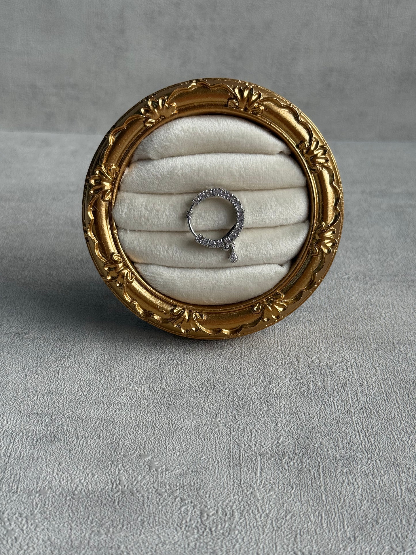 Ayura Designs Sitara Nose Ring – Adjustable Crystal Nose Ring