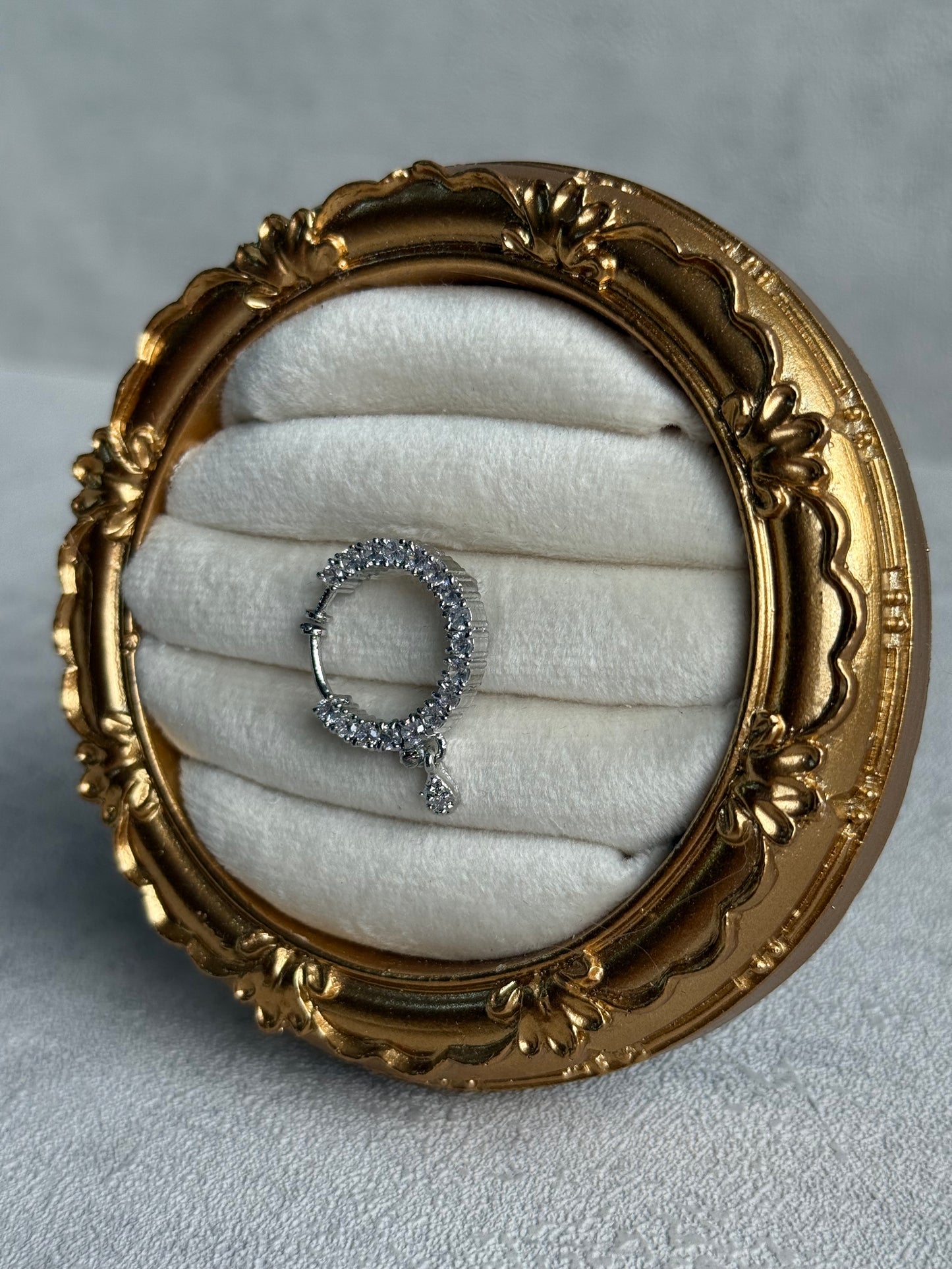 Ayura Designs Sitara Nose Ring – Adjustable Crystal Nose Ring