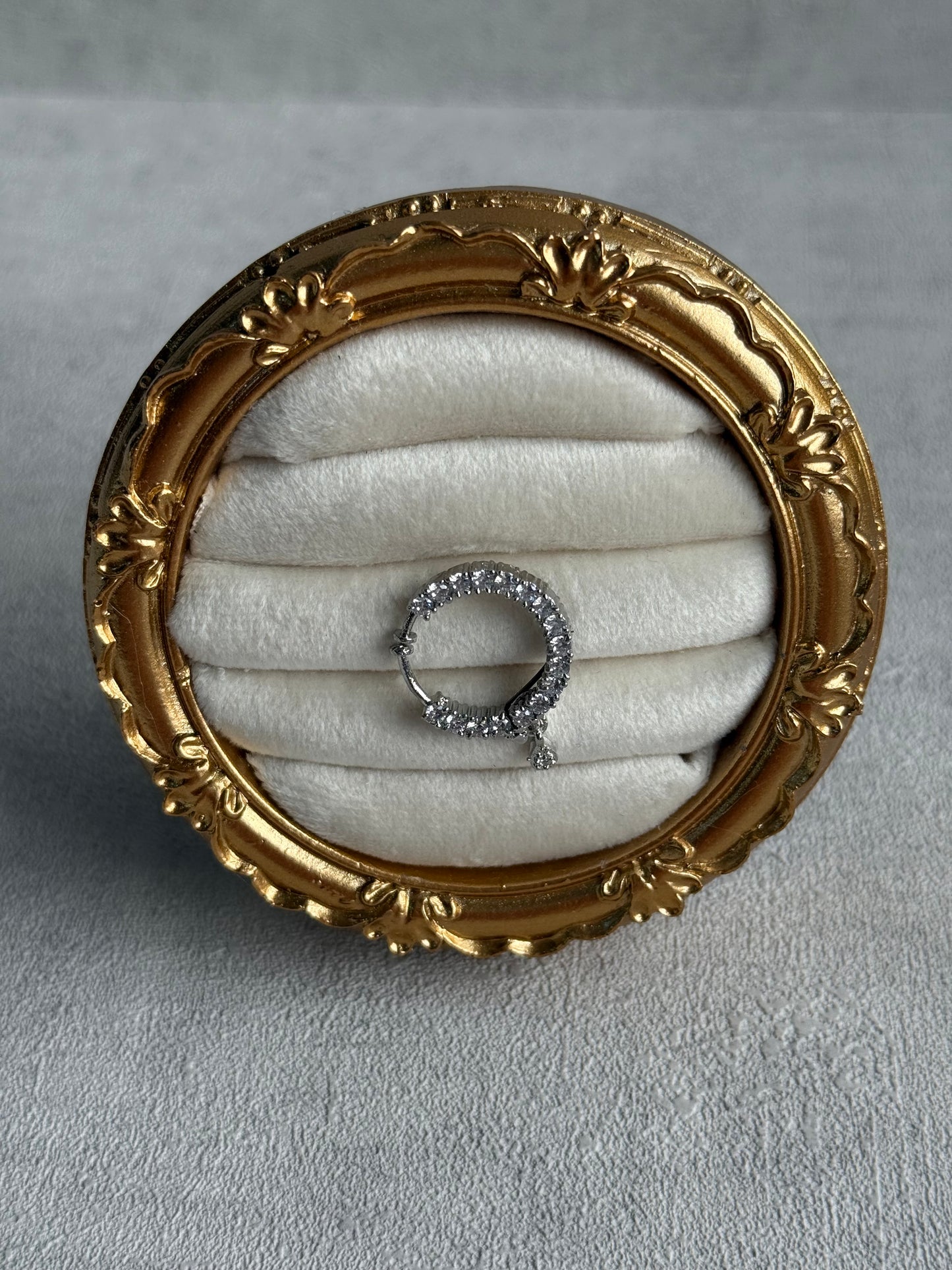 Ayura Designs Sitara Nose Ring – Adjustable Crystal Nose Ring