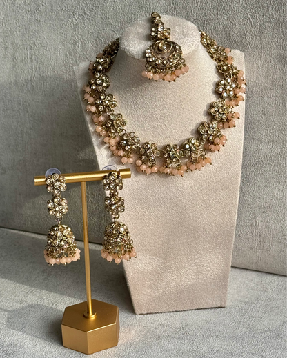 Ayura Designs Asima Set in Champagne Peach - Perfect For Any Occasion