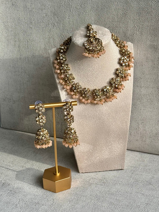 Ayura Designs Asima Set in Champagne Peach - Perfect For Any Occasion