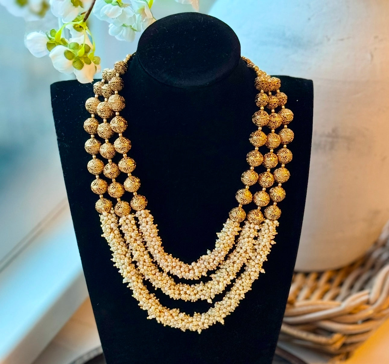 Ayura Designs Pearl Perfection - Indian Jewellery for weddings and parties