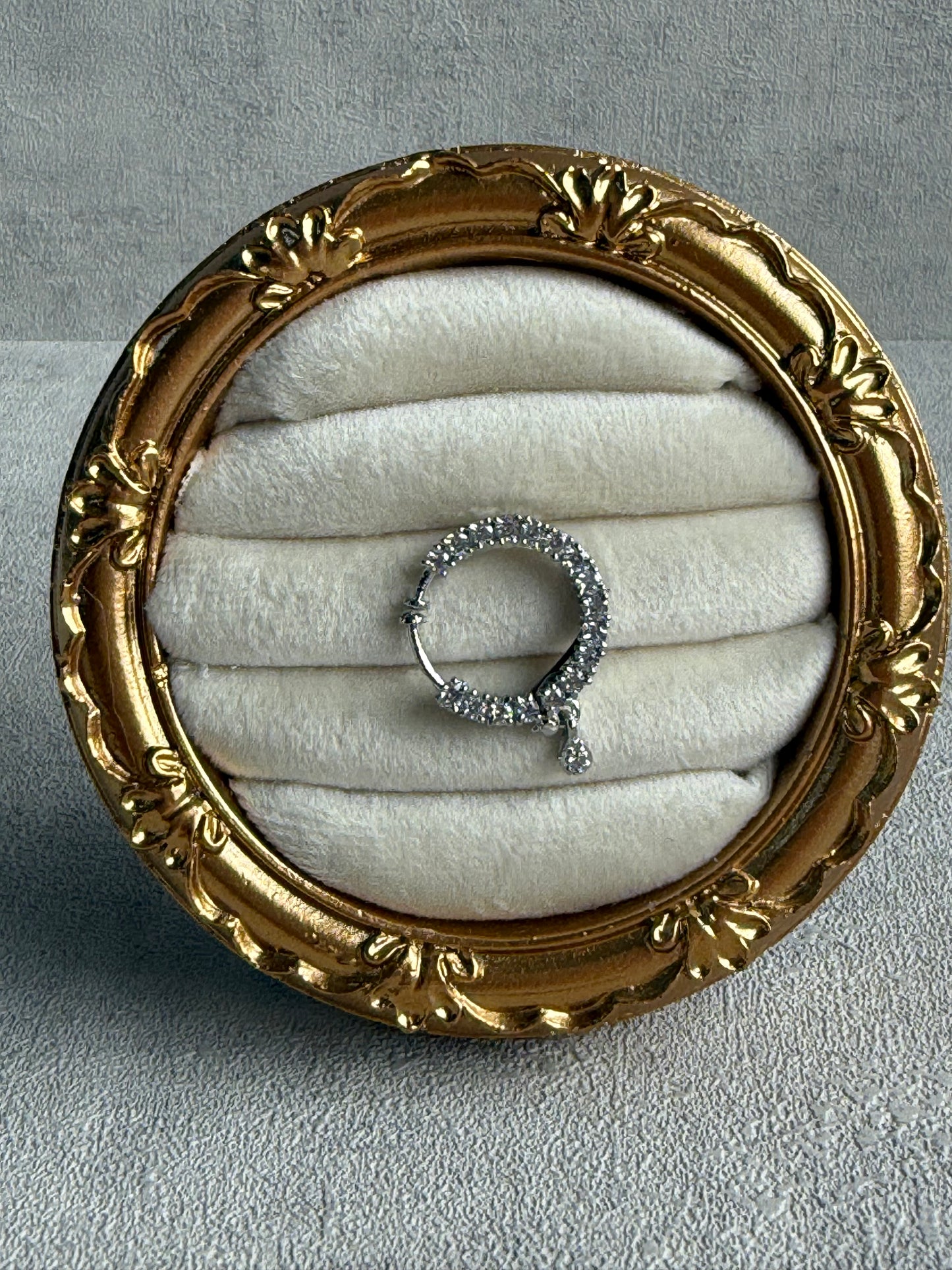 Ayura Designs Sitara Nose Ring – Adjustable Crystal Nose Ring